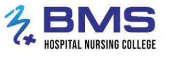 BMS Hospital Nursing College Bangalore logo