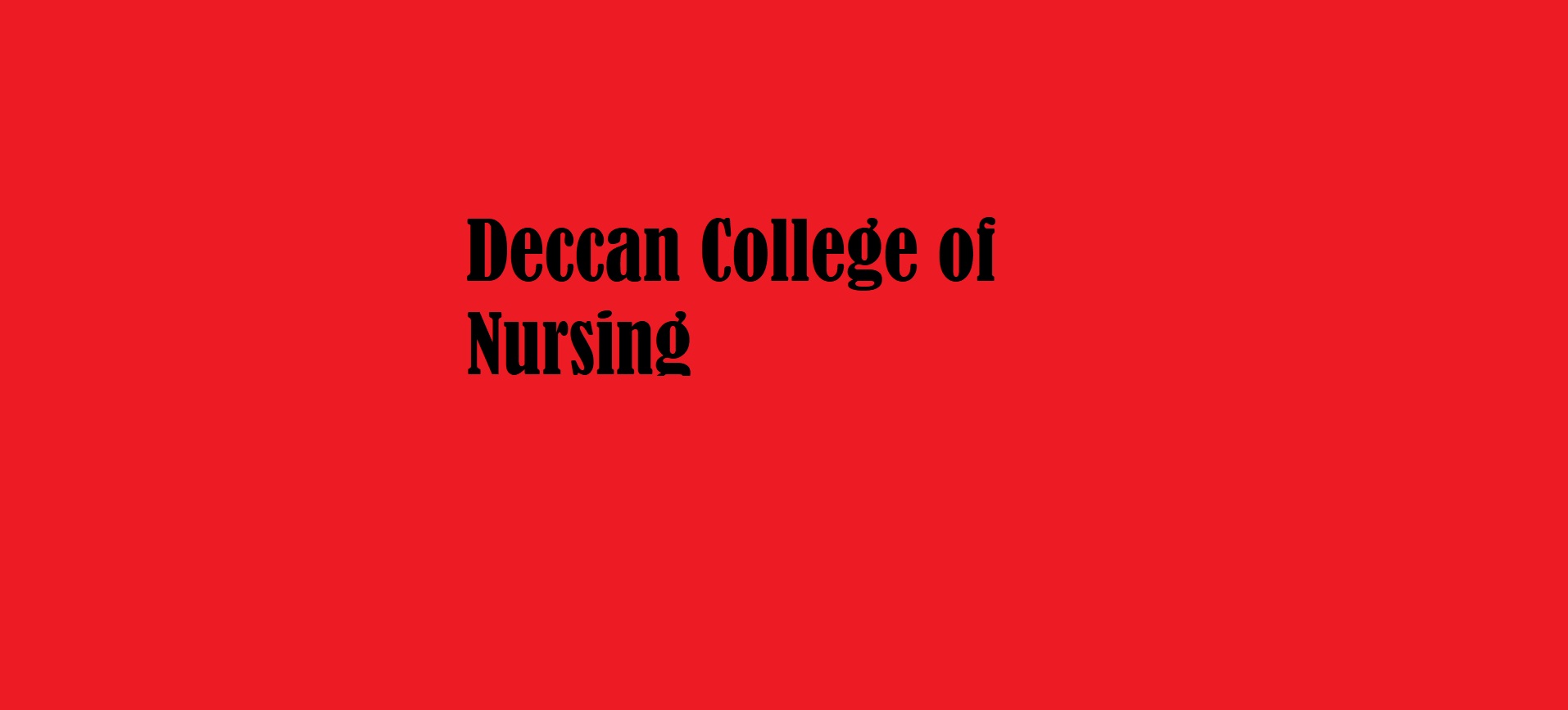 Deccan College of Nursing Kalaburagi logo