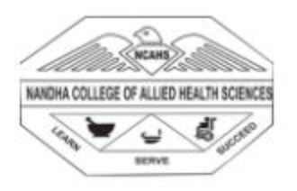 Nandha College of Allied Health Science Erode logo