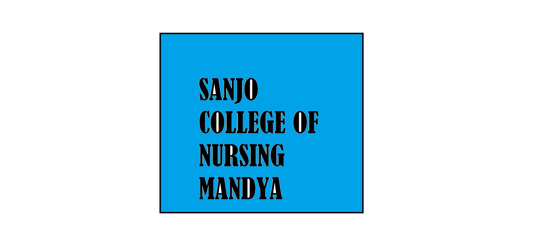 Sanjo College of Nursing Mandya logo