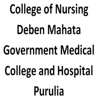 College of Nursing Deben Mahata Government Medical College and Hospital Purulia logo
