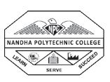 Nandha Polytechnic College Erode logo